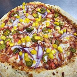 Mango Chicken Curry Pizza